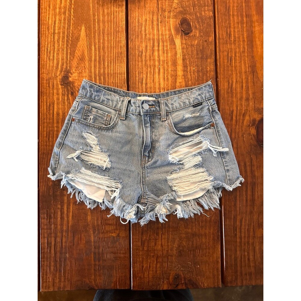 Cellos distressed denim shorts Sz Small